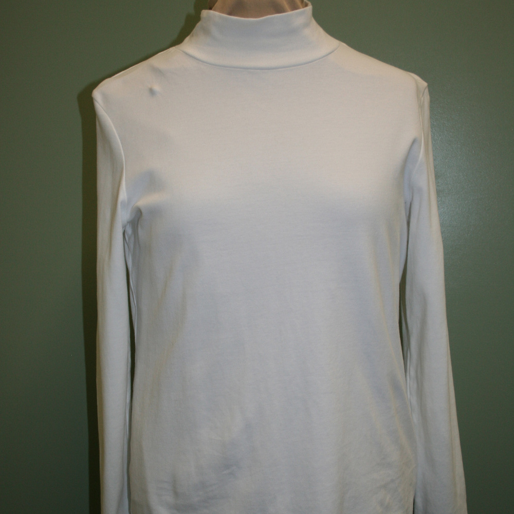 Croft & Barrow Mock Neck Top - Size: M